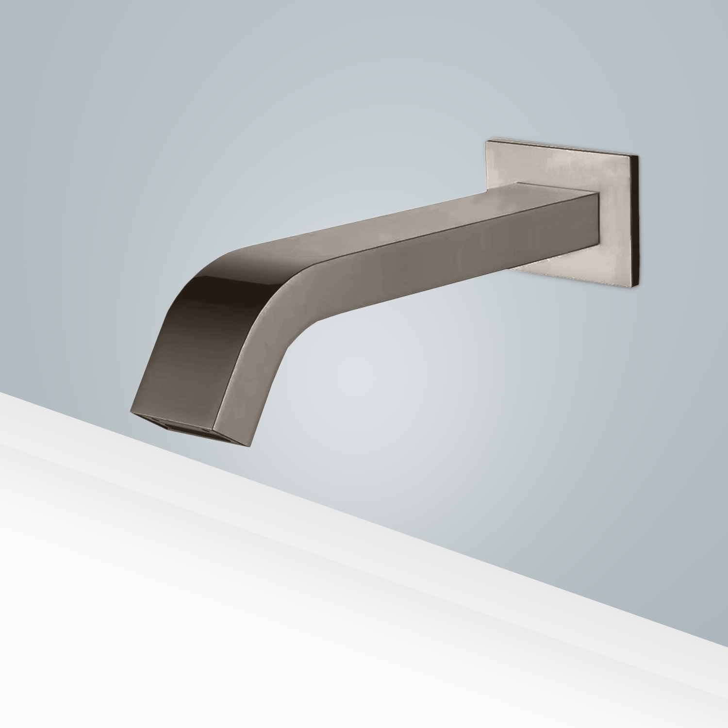 Fontana Commercial Automatic Wall Mount Brushed Nickel Sensor Bathroom Faucet
